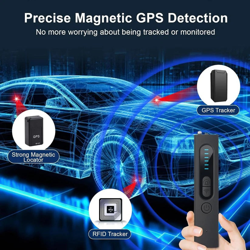 Multi-Function RF Signal Scanner for Detecting Spy Devices and GPS Trackers