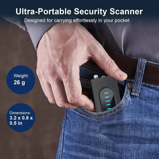 Multi-Function RF Signal Scanner for Detecting Spy Devices and GPS Trackers