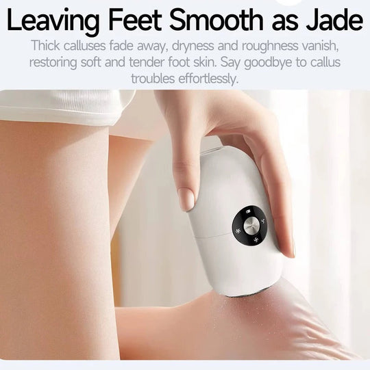 Rechargeable Electric Foot File with Adjustable Speed for Callus Removal