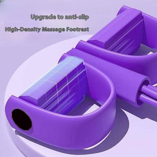 Foot Pedal Resistance Band with Detachable Handles for Home Gym Training