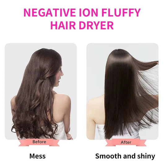 1000W Paddle Blow Dryer Brush with 3 Adjustable Heat Settings
