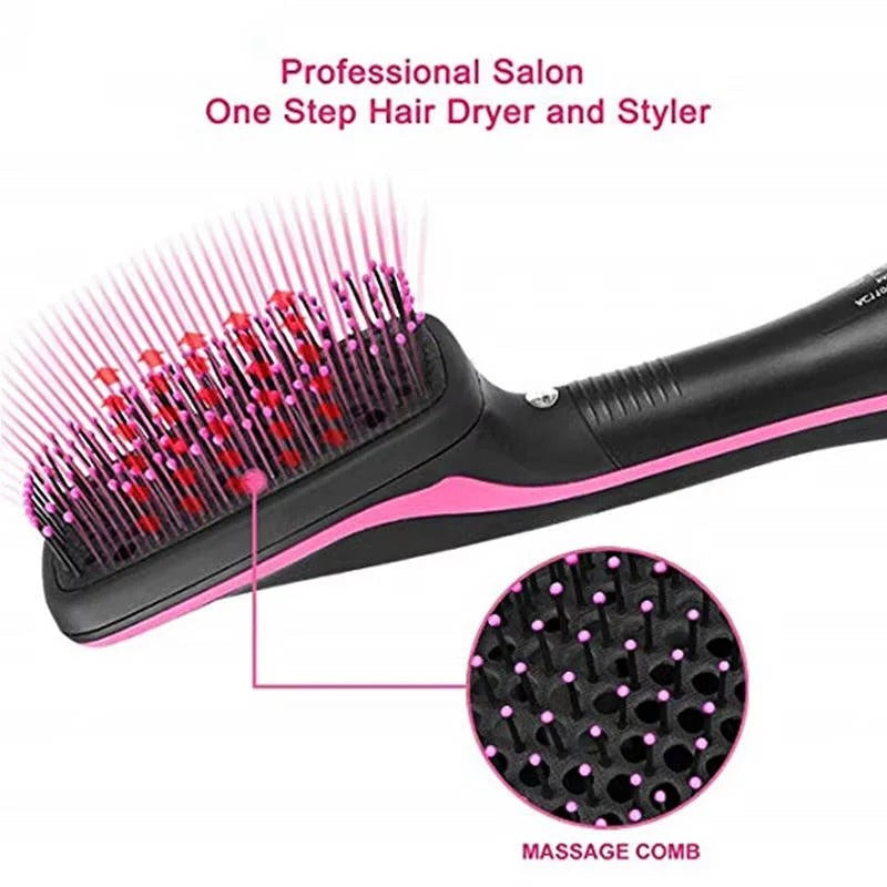 1000W Paddle Blow Dryer Brush with 3 Adjustable Heat Settings