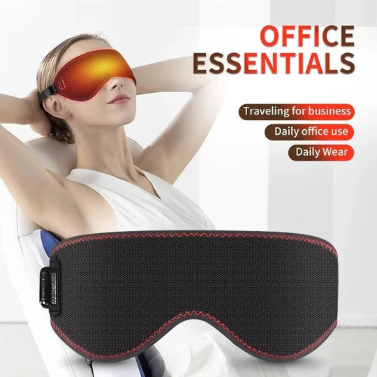 Heated Compress Eye Mask with 3 Temperature Levels for Dry Eyes and Sleep Relief