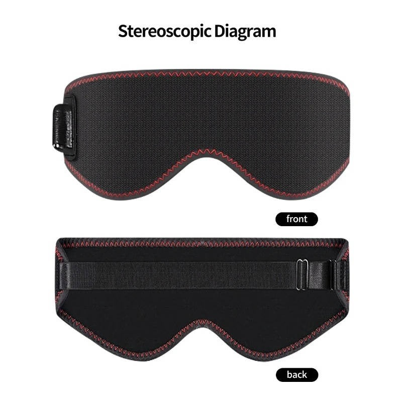 Heated Compress Eye Mask with 3 Temperature Levels for Dry Eyes and Sleep Relief