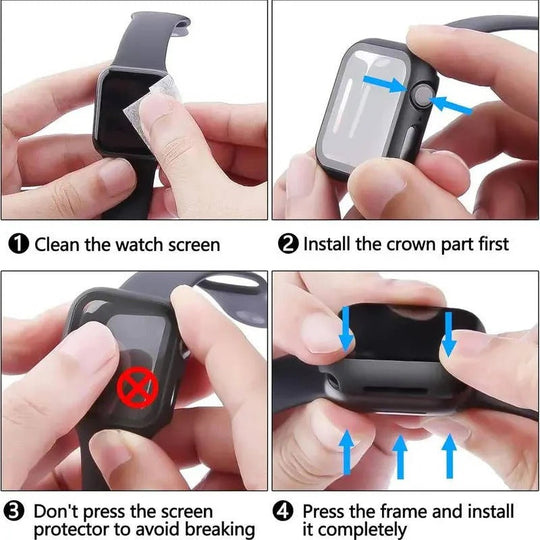 Privacy Tempered Glass Screen Protector for Apple Watch
