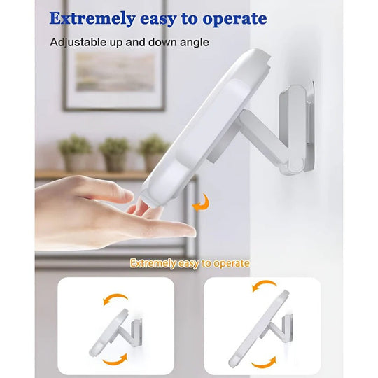 Wall Mount Bathroom Phone Holder with 480-Degree Rotation for Smartphones up to 6.8 Inches