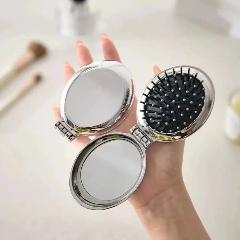 Pocket-Sized Compact Mirror with Slim Portable Design