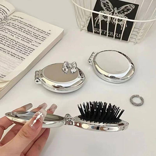 Pocket-Sized Compact Mirror with Slim Portable Design
