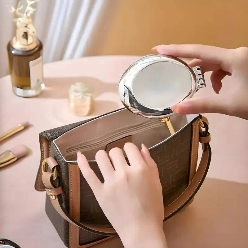 Pocket-Sized Compact Mirror with Slim Portable Design