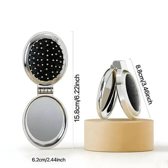 Pocket-Sized Compact Mirror with Slim Portable Design