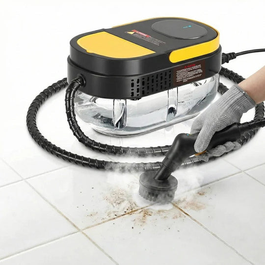 Handheld Steam Cleaner for Home and Car Use on Tiles, Grout and Floor Surfaces