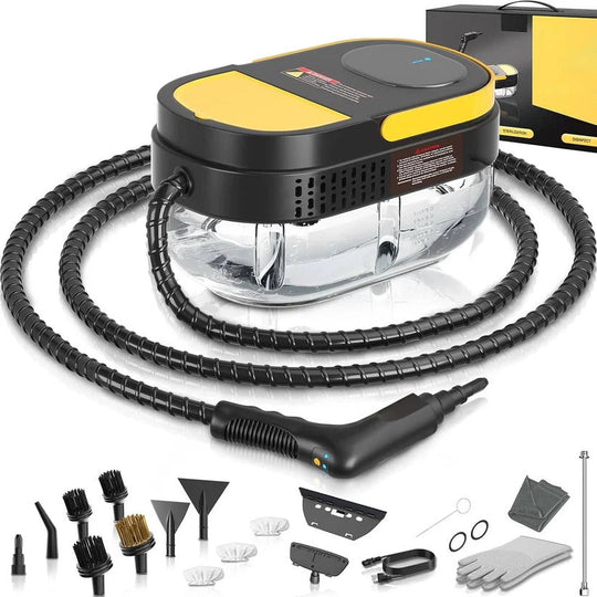 Handheld Steam Cleaner for Home and Car Use on Tiles, Grout and Floor Surfaces