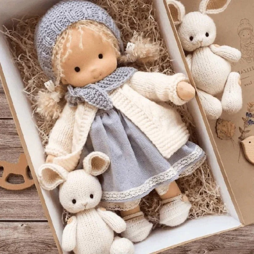 Handmade Waldorf Cotton Doll with Soft and Durable Construction
