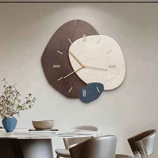 Natural Wood Wall Clock with Integrated Soft LED Lighting