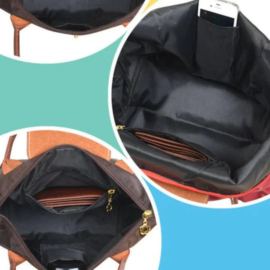 Oxford Fabric Crossbody Shoulder Bag with Everyday Carry Design