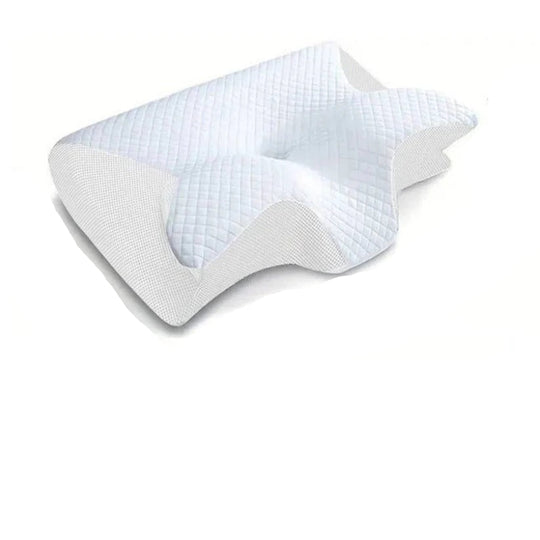 Ergonomic Memory Foam Neck Support Pillow with Orthopedic Design for Restful Sleep