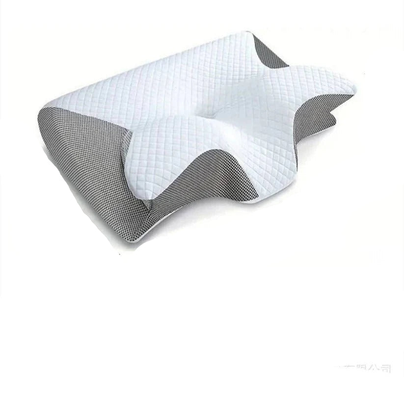 Ergonomic Memory Foam Neck Support Pillow with Orthopedic Design for Restful Sleep