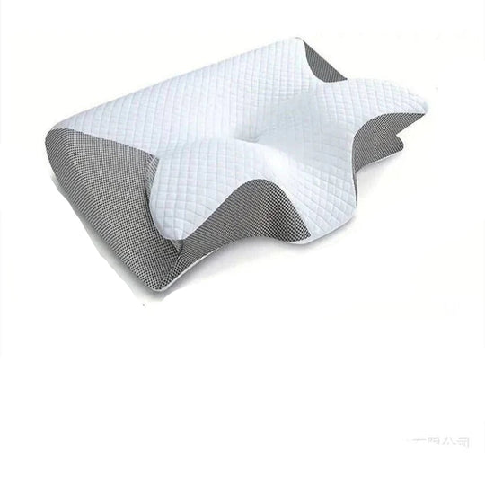 Ergonomic Memory Foam Neck Support Pillow with Orthopedic Design for Restful Sleep