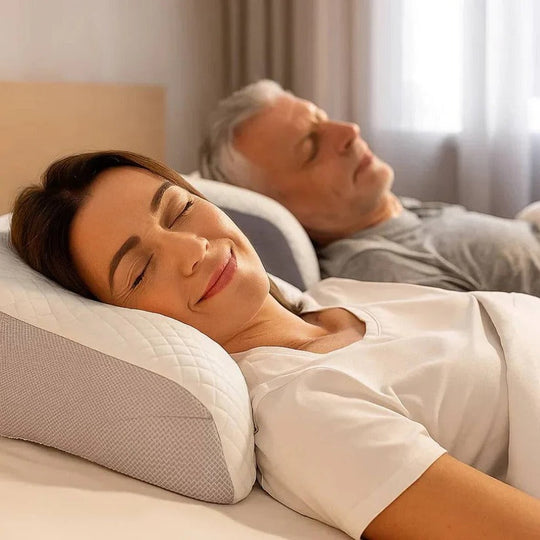 Ergonomic Memory Foam Neck Support Pillow with Orthopedic Design for Restful Sleep