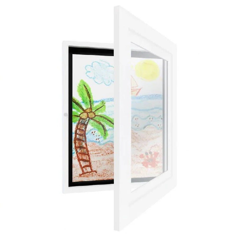 A4 Kids Artwork Display Frame with Storage for up to 150 Drawings