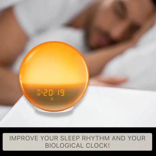 Sunrise and Sunset Simulation Alarm Clock with Bluetooth, FM Radio and App Control