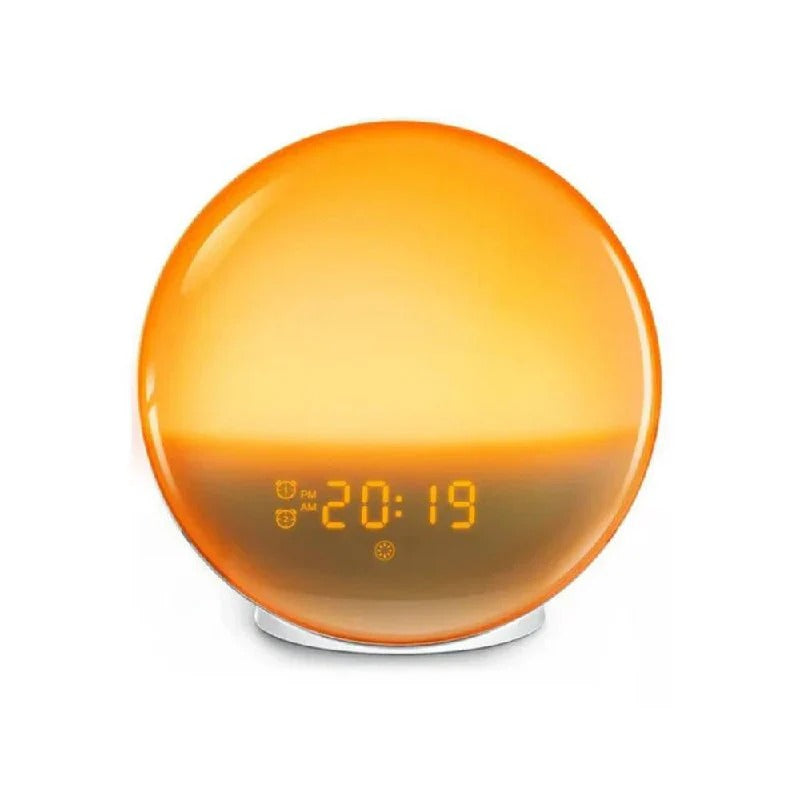 Sunrise and Sunset Simulation Alarm Clock with Bluetooth, FM Radio and App Control