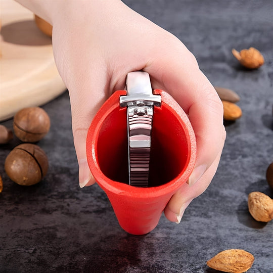 Heavy-Duty Lever Nutcracker with Stable Base for Effortless Nut Cracking