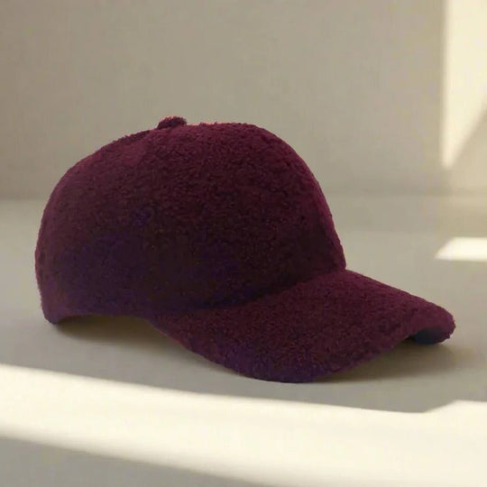 Teddy Fabric Adjustable Hat for Autumn and Winter Casual Wear