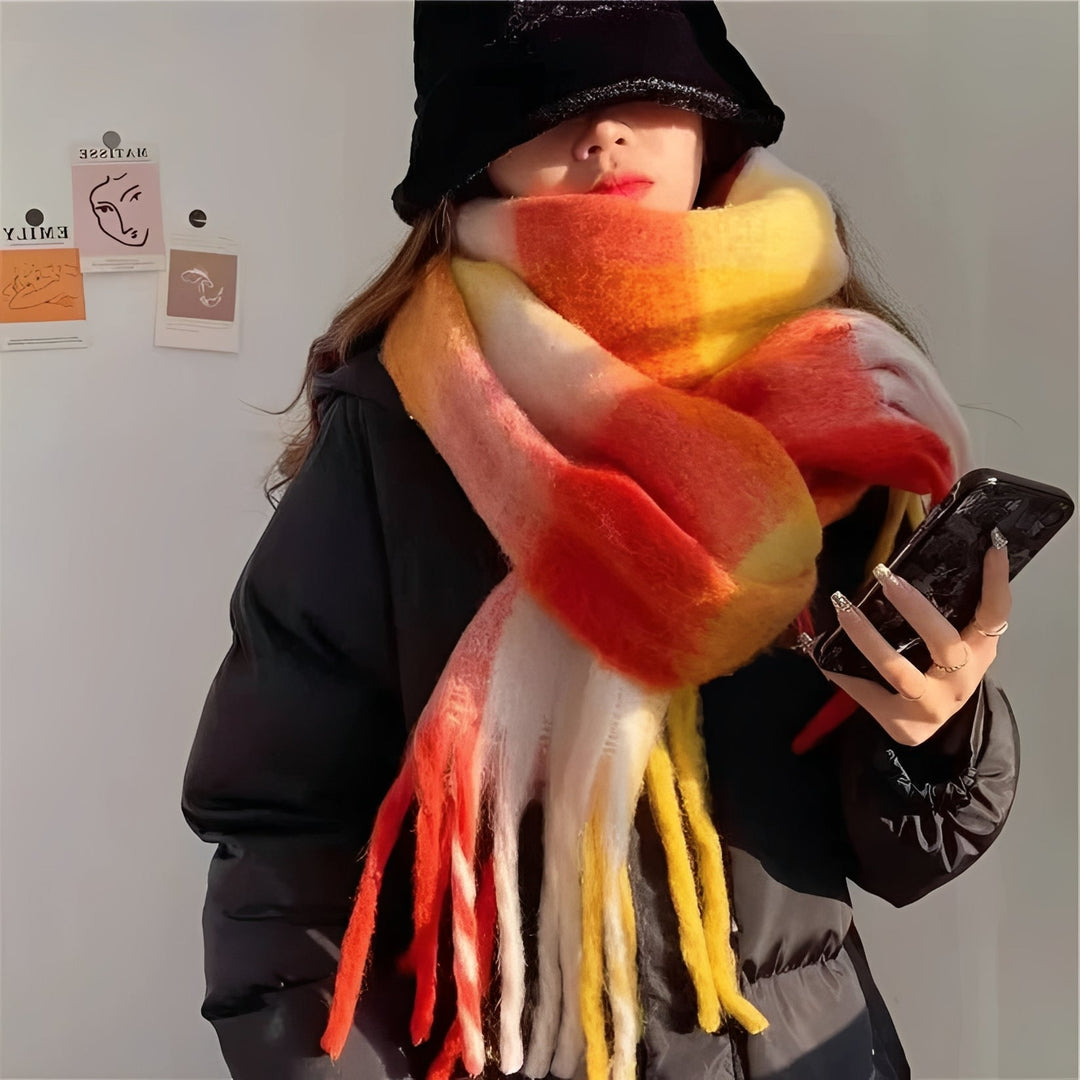 Women's Cashmere Scarf with Lightweight Winter Wrap