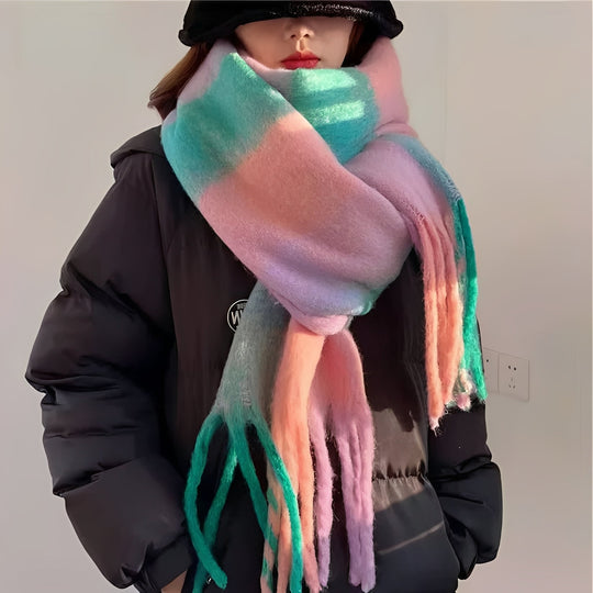 Women's Cashmere Scarf with Lightweight Winter Wrap