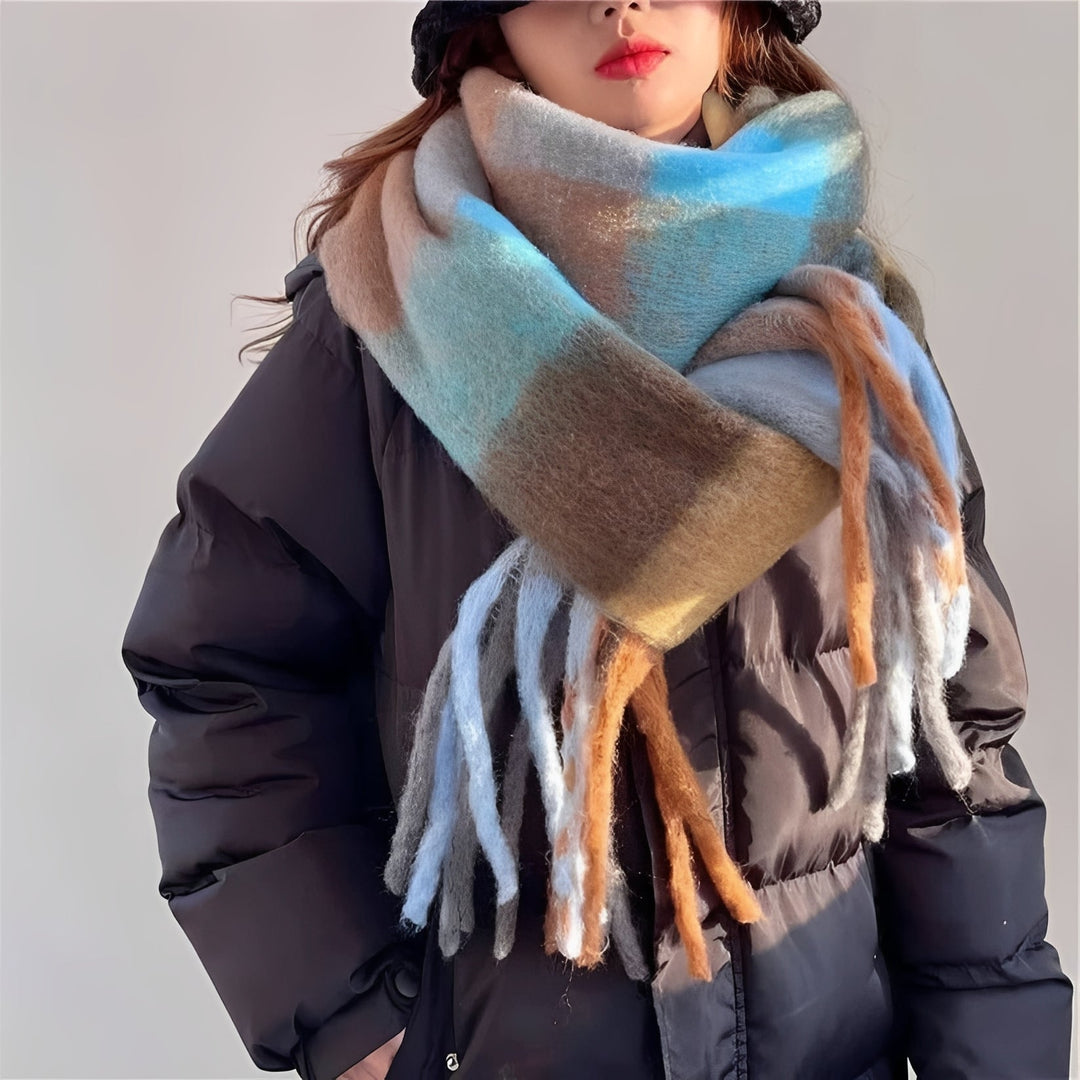 Women's Cashmere Scarf with Lightweight Winter Wrap