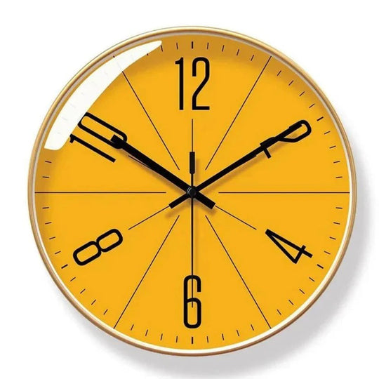 Silent Quartz Wall Clock with Minimalist Design for Modern Home Decor