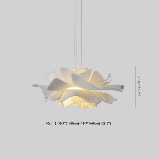 Dimmable Flower Pendant Ceiling Light for Living Room and Bedroom Decor