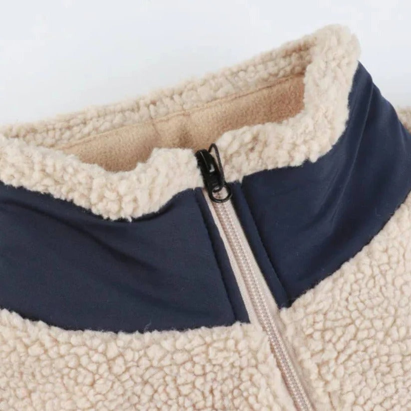 Electric Heated Fleece Vest with Adjustable Temperature Panels