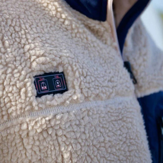 Electric Heated Fleece Vest with Adjustable Temperature Panels