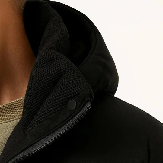 Men's Hooded Lightweight Puffer Jacket for Cold Weather