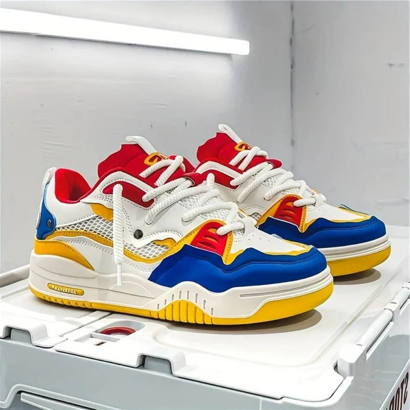 Men's Thick Sole Chunky Casual Sneakers for Everyday Wear