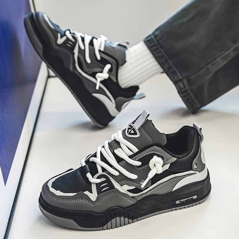 Men's Thick Sole Chunky Casual Sneakers for Everyday Wear