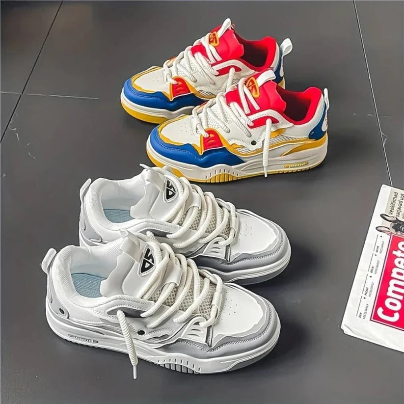 Men's Thick Sole Chunky Casual Sneakers for Everyday Wear