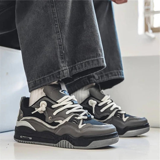 Men's Thick Sole Chunky Casual Sneakers for Everyday Wear
