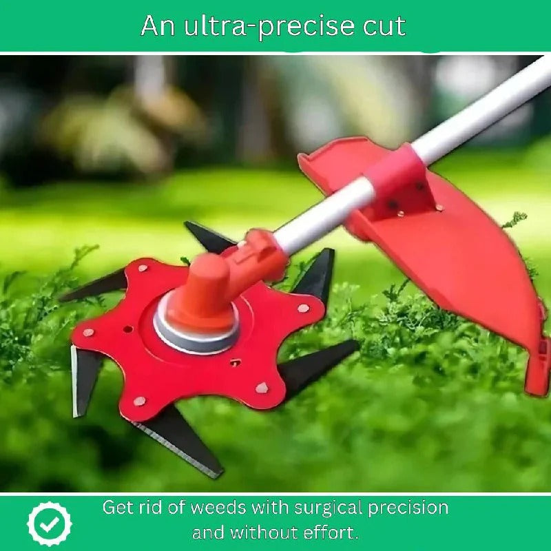 Heavy Duty Brush Cutter Trimmer Head with Universal Fit for Lawn Maintenance