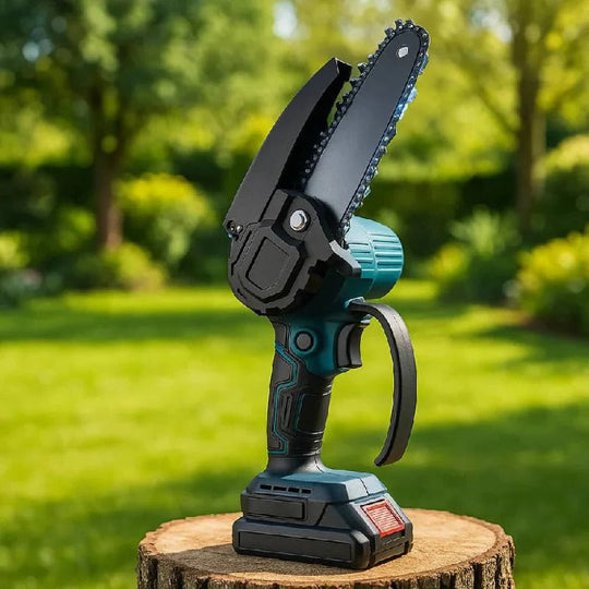 Portable Electric Chainsaw with Fast Precision Cutting for Outdoor Use