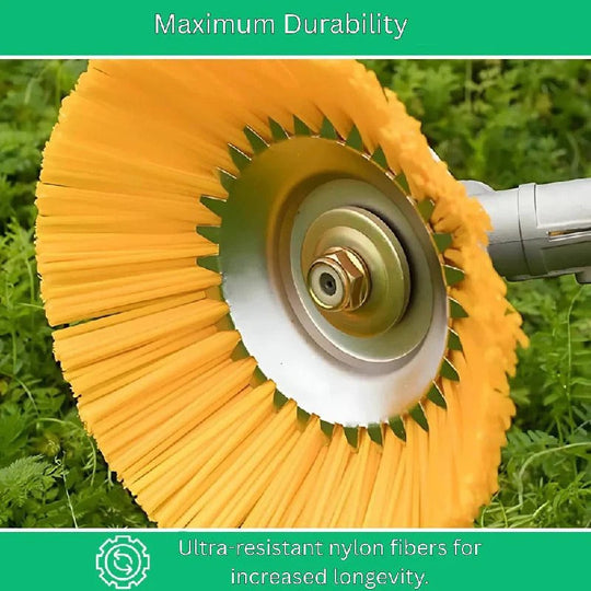 Flexible Nylon Weed Cutter Attachment for Detailed Lawn Edging and Surface Care