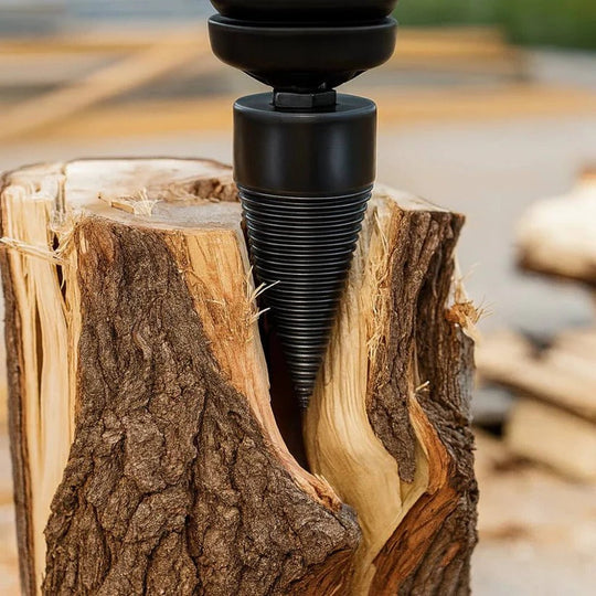 Titanium Cone Wood Splitting Drill Bit for Electric and Cordless Drills