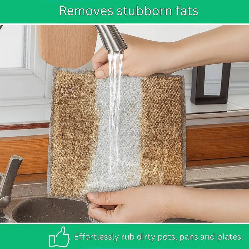 Stainless Steel Reusable Cleaning Cloths for Scratch-Free Surface Scrubbing