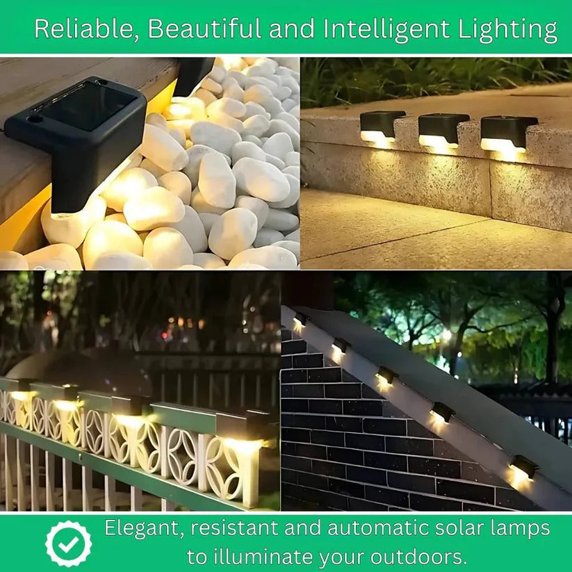 Waterproof Solar Powered LED Outdoor Lights with Automatic Dusk to Dawn Sensor
