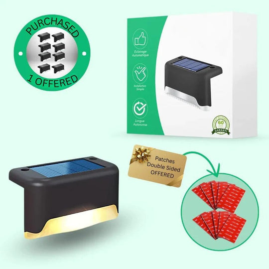 Waterproof Solar Powered LED Outdoor Lights with Automatic Dusk to Dawn Sensor