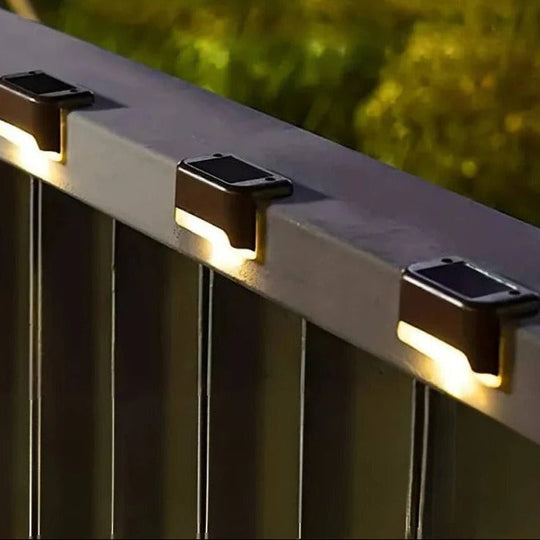 Waterproof Solar Powered LED Outdoor Lights with Automatic Dusk to Dawn Sensor