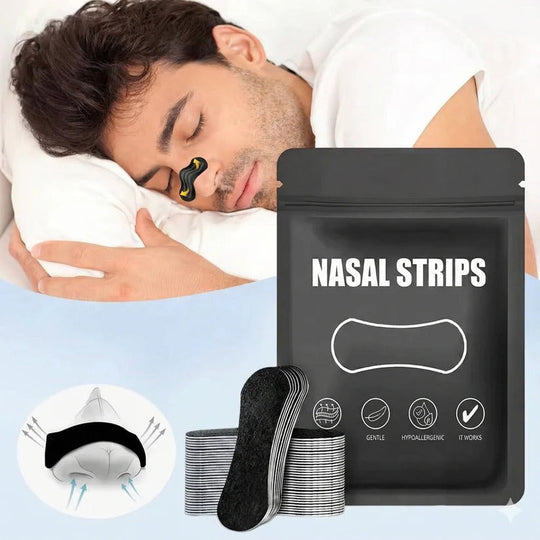 Triple Layer Nasal Strips for Nighttime Breathing Support