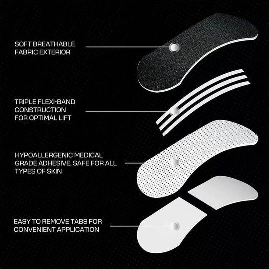 Triple Layer Nasal Strips for Nighttime Breathing Support